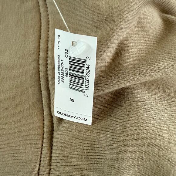 Old Navy chocolate malted High-Waisted Fleece-Lined Fashion Flare Leggings - Picture 14 of 14